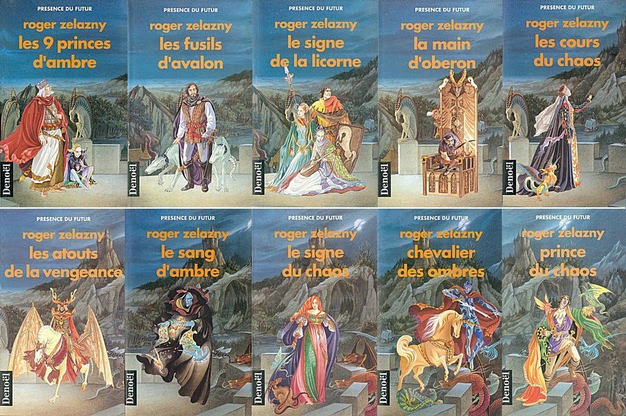 Princes d'Ambres, Intégrale tomes 1 à 10 version epub, de Roger Zelazny