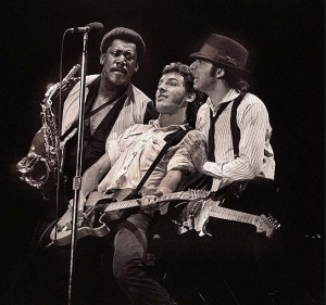 Photo of Bruce SPRINGSTEEN and Clarence CLEMONS and Steven VAN ZANDT and LITTLE STEVEN