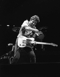 Bruce Springsteen at the Meadowlands in 1981.  Photo by Mark Abraham.
